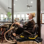 RivaRidge old age people using electric wheelchair